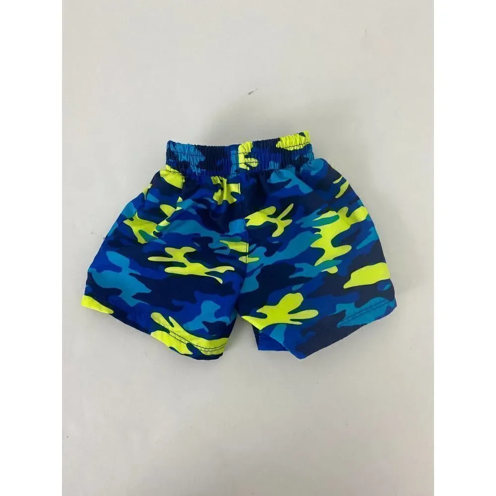 OP Ocean Pacific Baby Swim Trunks Camo Bright - Size 0-3 Months
